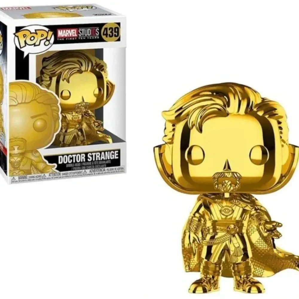 NIB Funko Marvel Studios The First Ten Years 439 Doctor Strange Gold Fan Winner